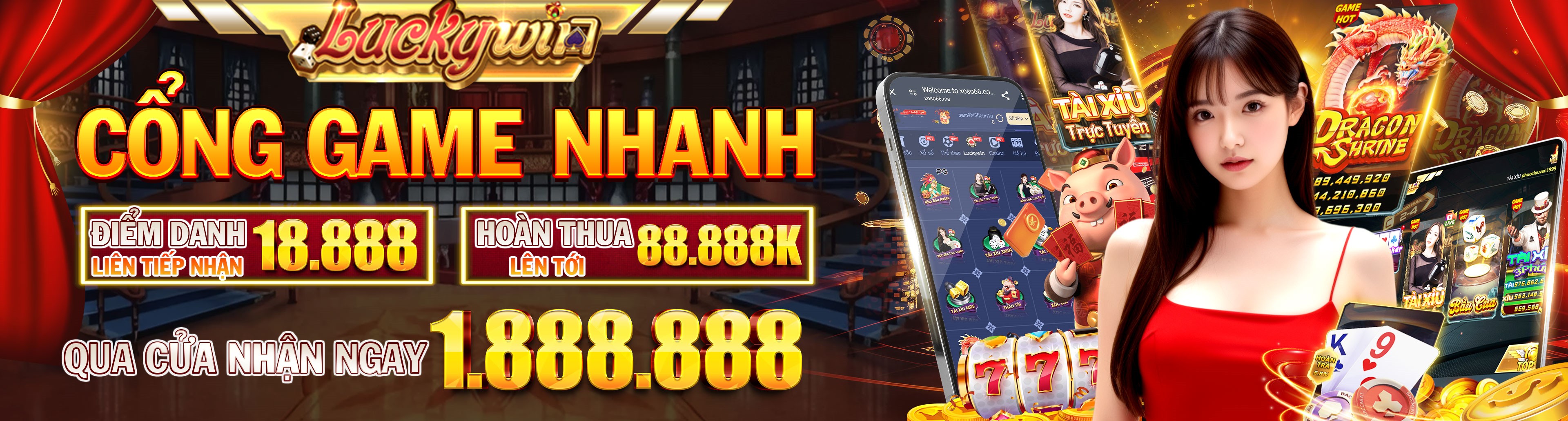 Hình ảnh quảng cáo của hp88 hiển thị nền tảng và các lợi ích